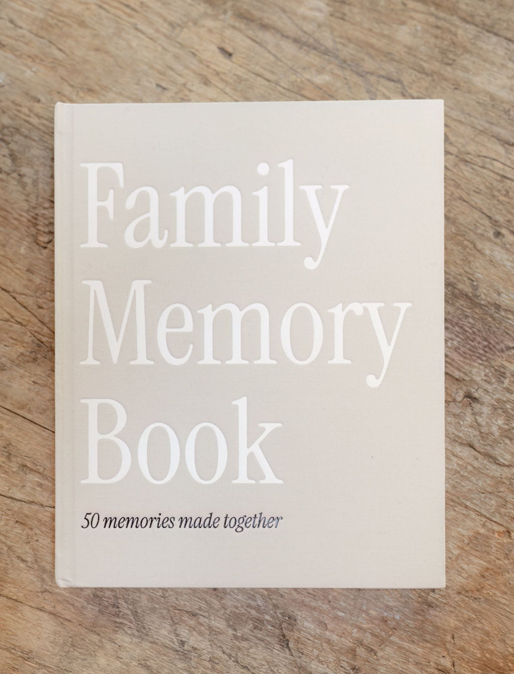 Family Memory Book: 50 memories made together