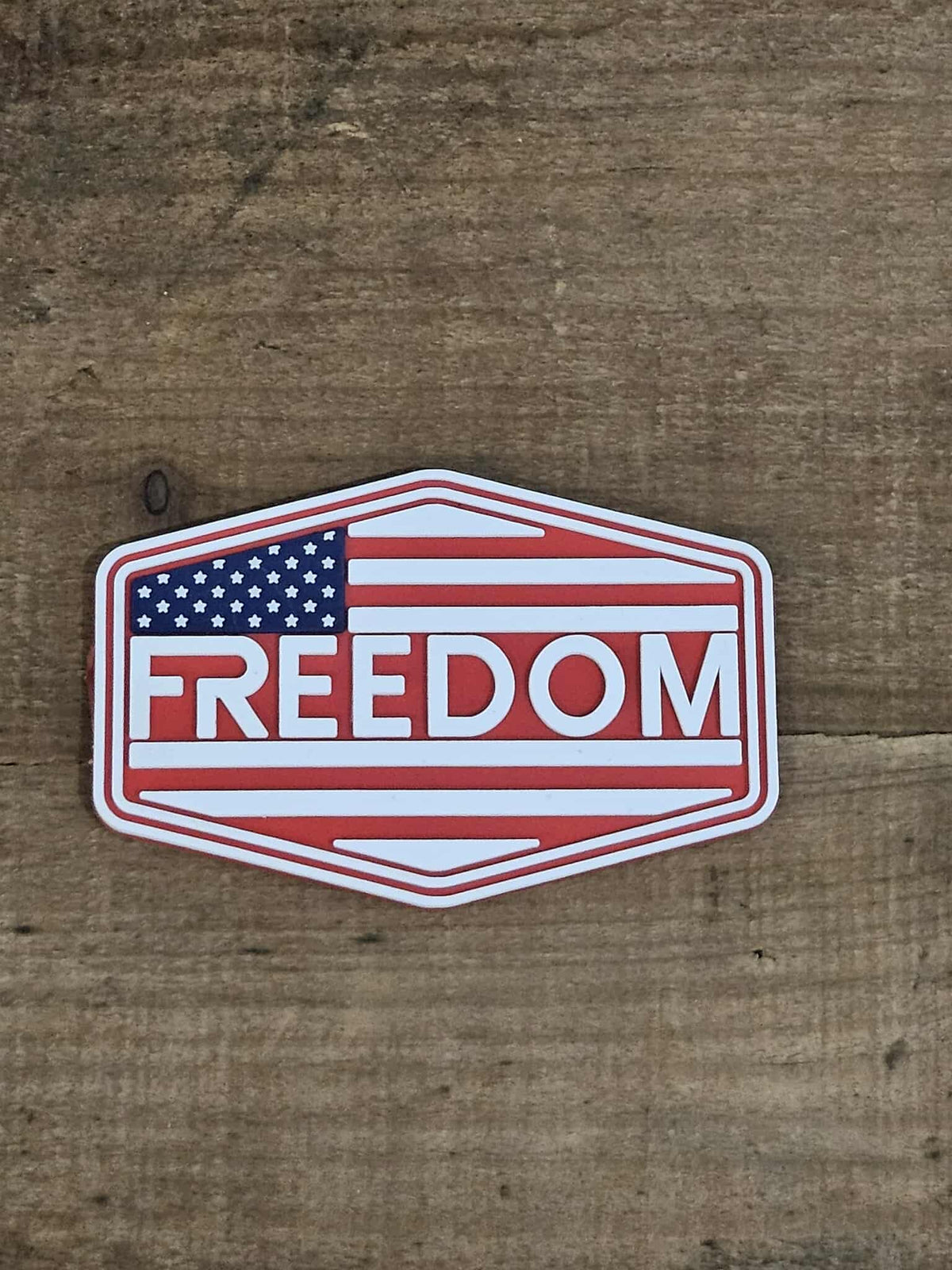 Freedom PVC Hexagon Patches