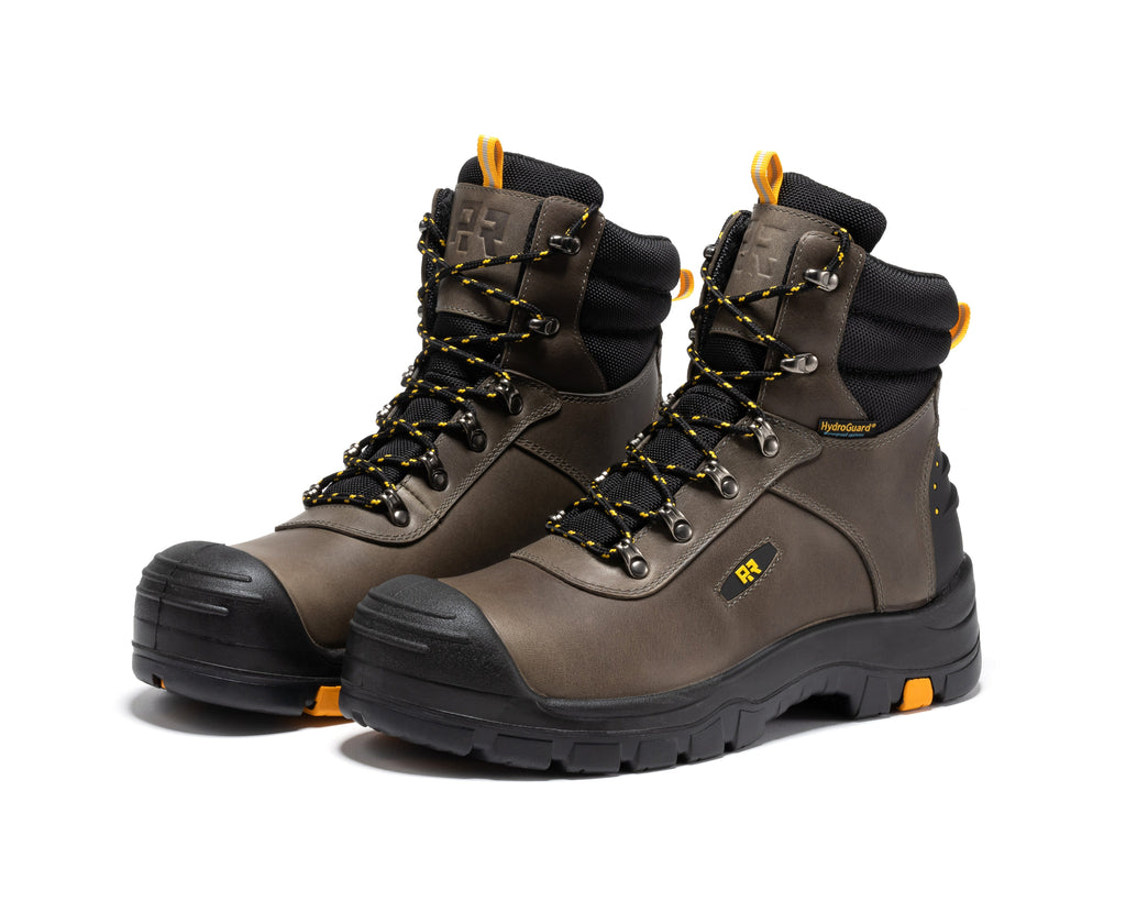 ROCKROOSTER Woodland Rust 6 inch Waterproof Composite Toe Leather Work Boots AK665