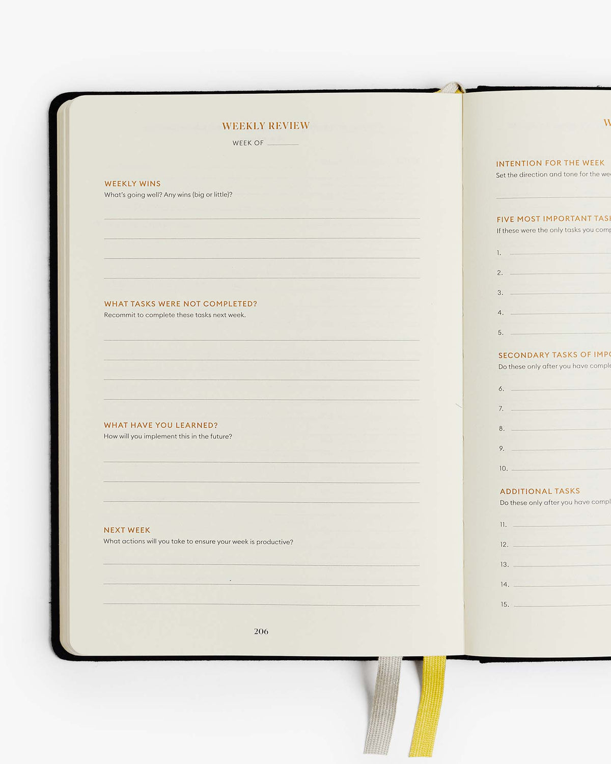 Productivity Planner - Black