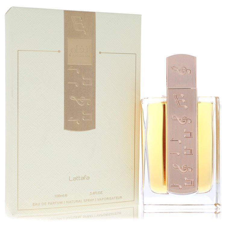 Lattafa Angham by Lattafa Eau De Parfum Spray (Unisex) 3.4 oz for Women