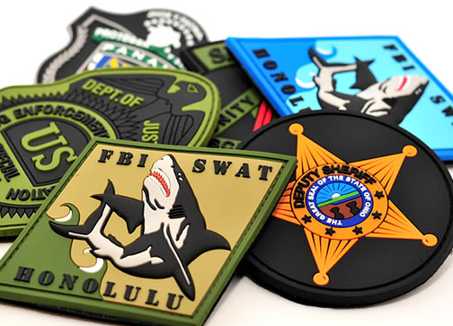 Custom PVC Patches - 325-500 Pieces