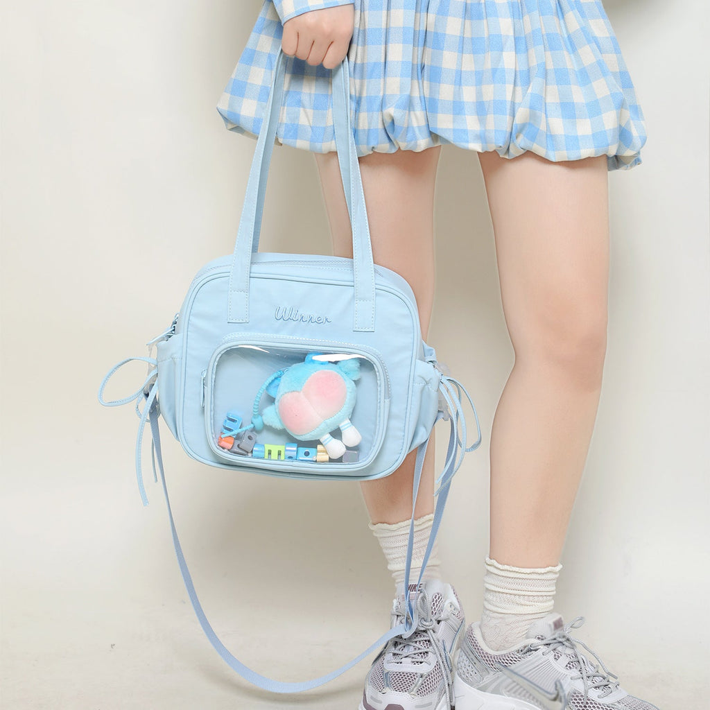 Women's Cartoon Nylon Large Capacity Portable Sundry Handbags