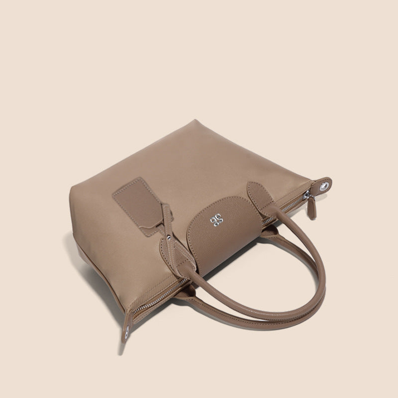 Women's Trendy Nylon Dumplings Fashionable Simple Contrast Handbags