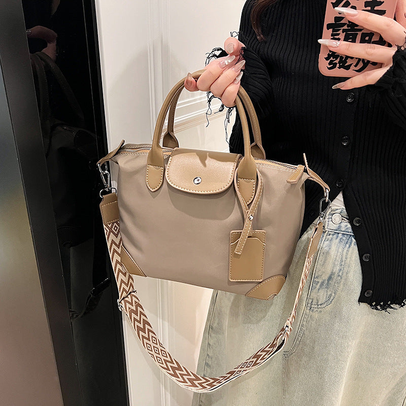 Women's Nylon Cloth Waterproof Portable Dumpling Fashionable Handbags
