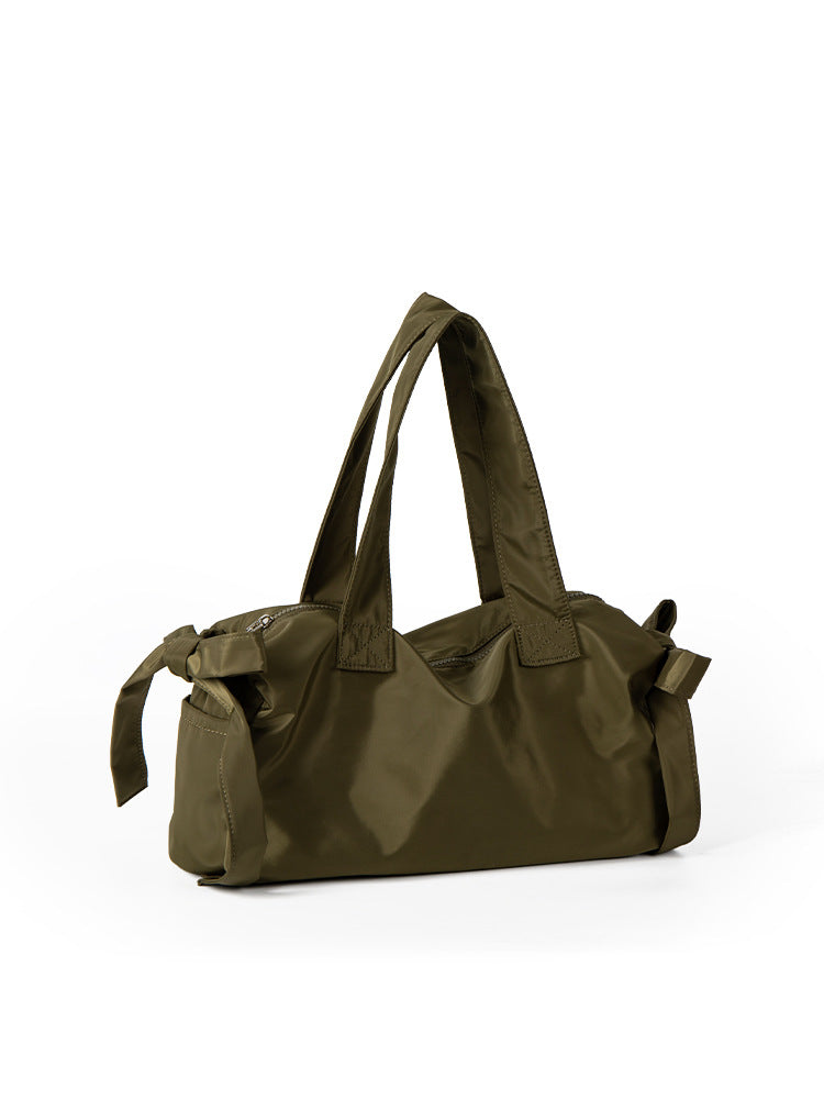 Women's Design Nylon Bow Lightweight Large Capacity Handbags
