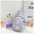 Children's Cute Dinosaur Shoulder Bag – Casual Nylon Messenger Bag, Coin Purse for Baby Girls & Boys, Small Chest Handbag for Kids
