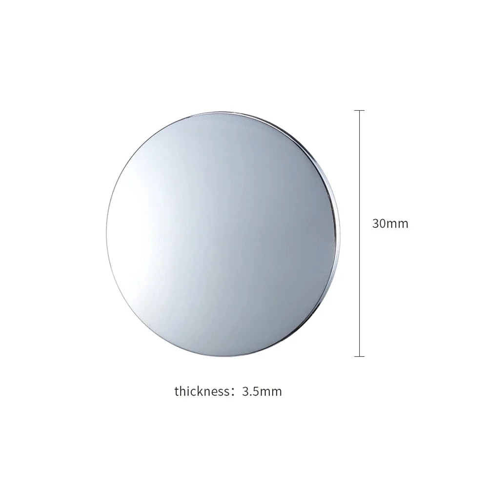 Compact Round Mirror for Smartphone Selfies and Vlogging