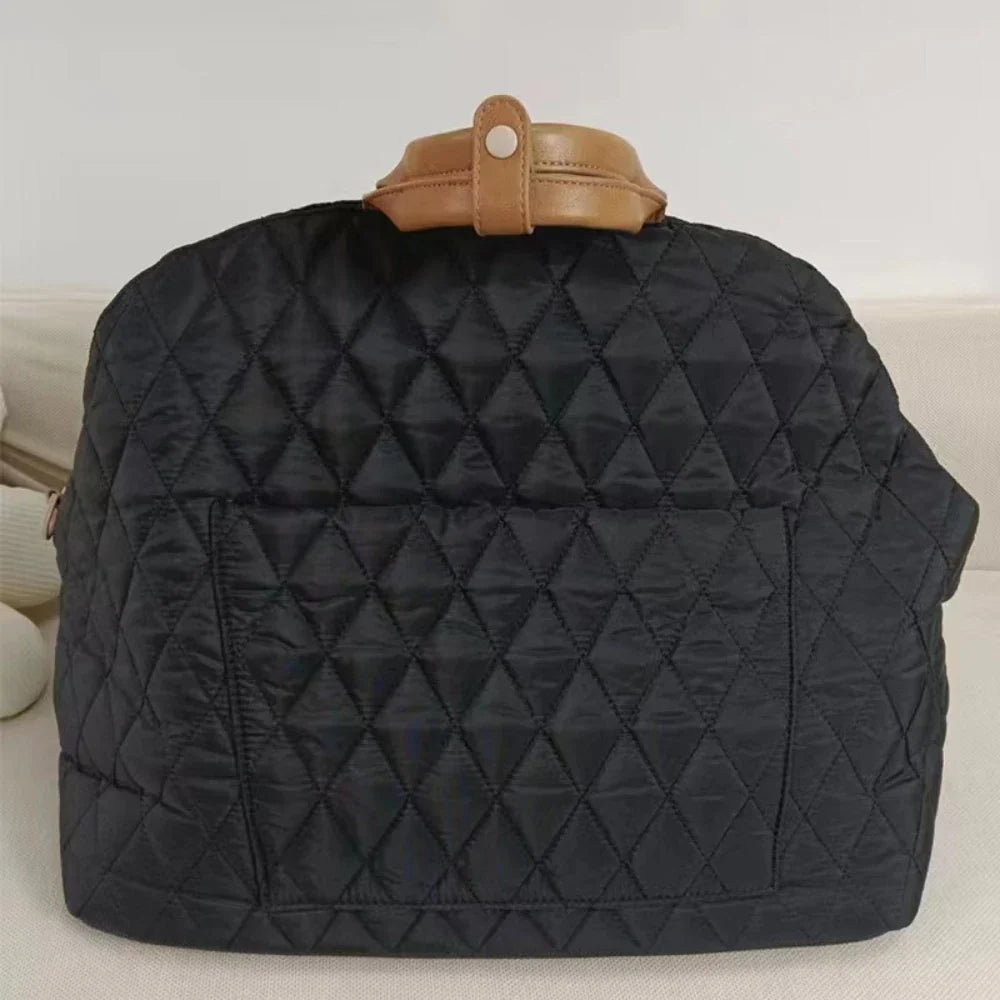 Upgraded pet dog house nylon waterproof pet bag, detachable handbag, car dual-use travel cat house dog house