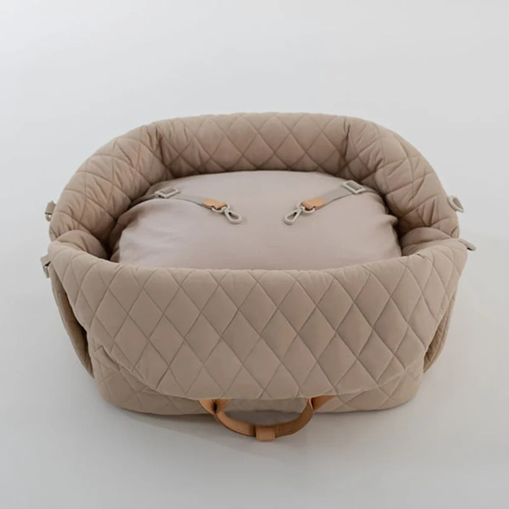 Upgraded pet dog house nylon waterproof pet bag, detachable handbag, car dual-use travel cat house dog house