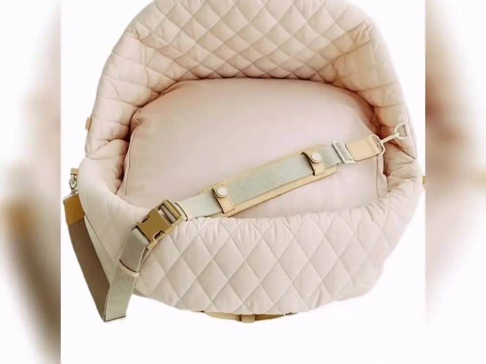 Upgraded pet dog house nylon waterproof pet bag, detachable handbag, car dual-use travel cat house dog house