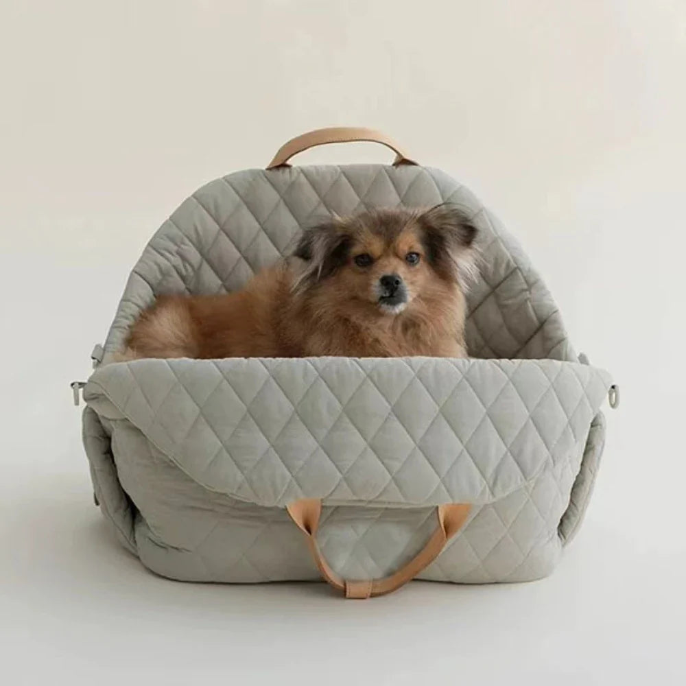 Upgraded pet dog house nylon waterproof pet bag, detachable handbag, car dual-use travel cat house dog house