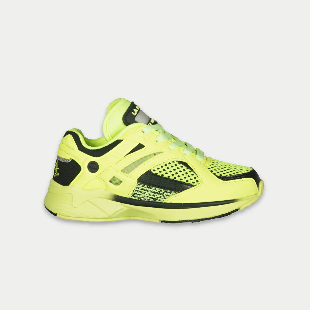 LA Gear Kids Catapult Light-Up x Glow Lowtop | Neon Yellow x Black
