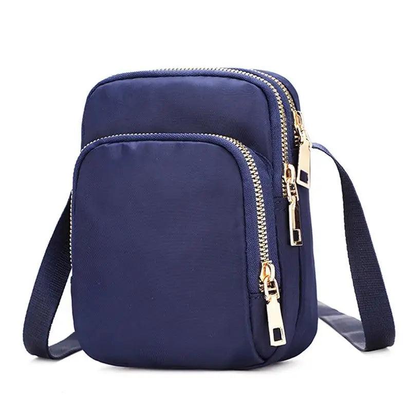 New Trendy Crossbody Zipper  Shoulder Bag For Ladies And Girls Multifunction Handbag Wrist Purse For Females