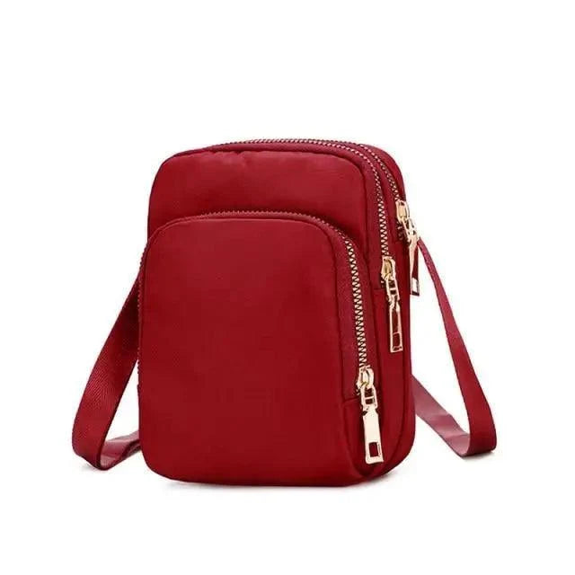 New Trendy Crossbody Zipper  Shoulder Bag For Ladies And Girls Multifunction Handbag Wrist Purse For Females